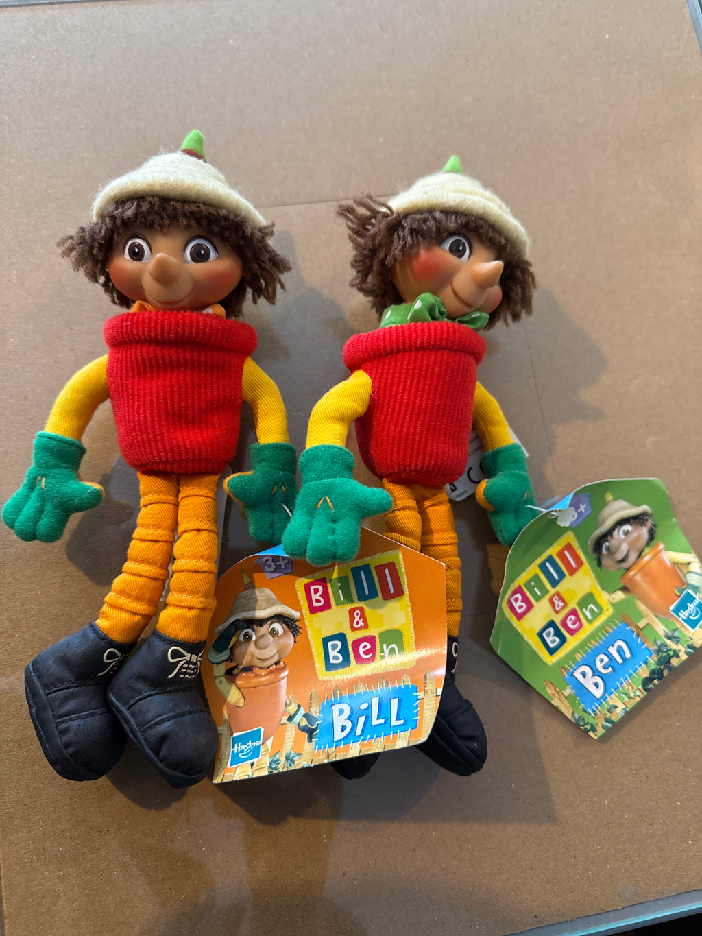 Bill & Ben the flower pot men and Weed