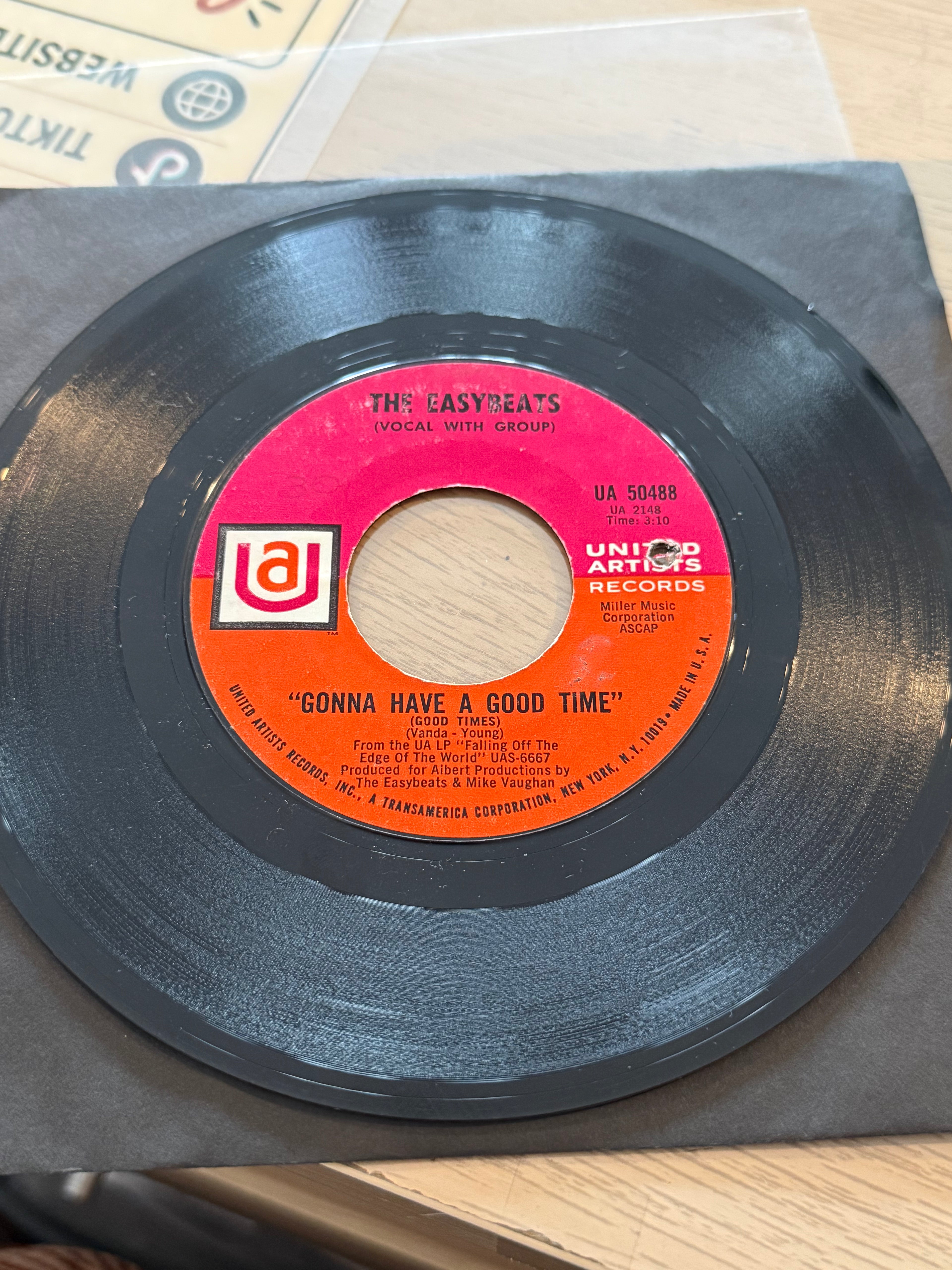 The EasyBeats Gonna Have a Good Time UA50488