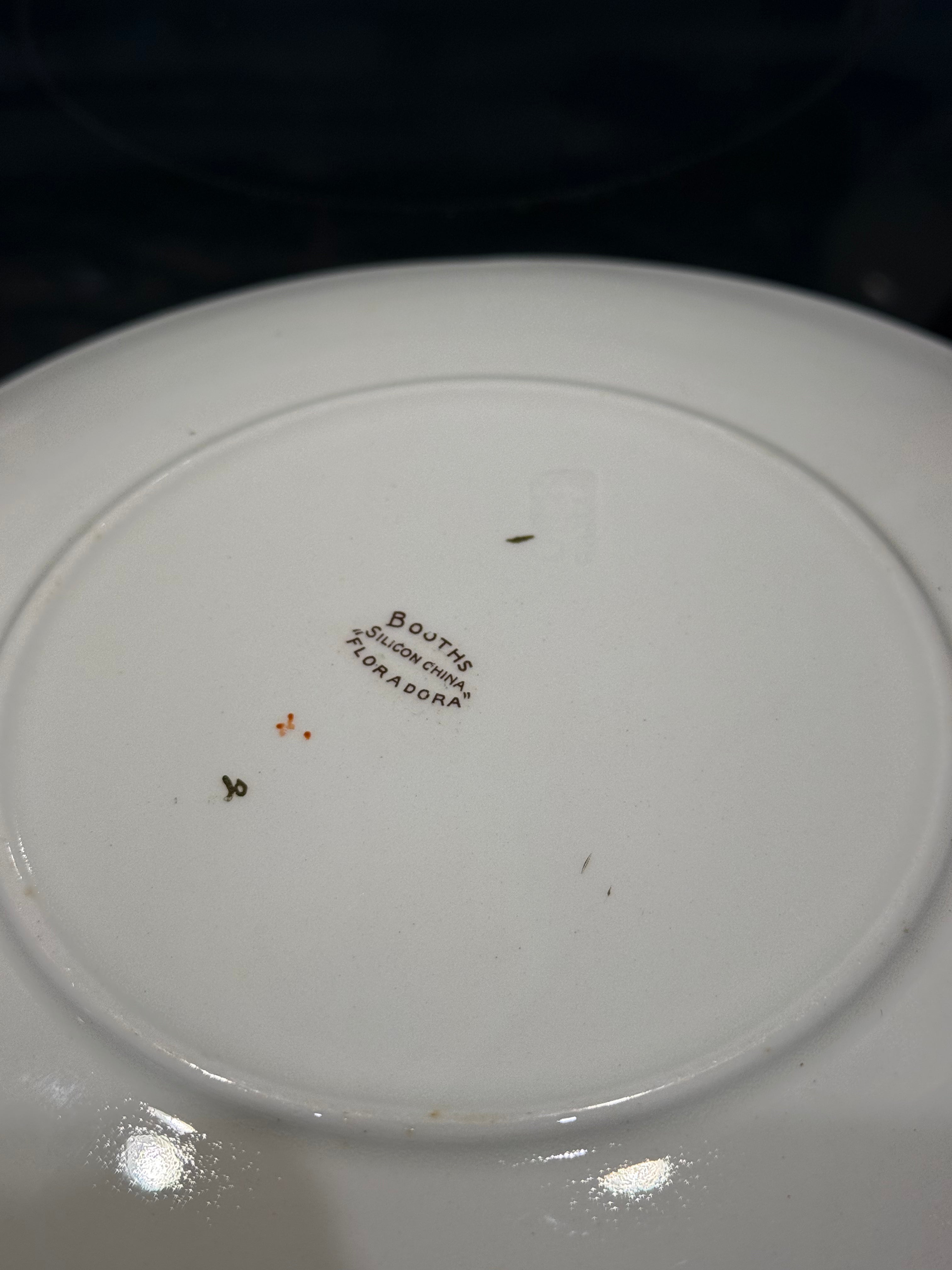 China Booths Floradora Cake Plate 1940’s