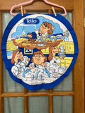 Vintage Tetley Tea Round advertising Tea Towel