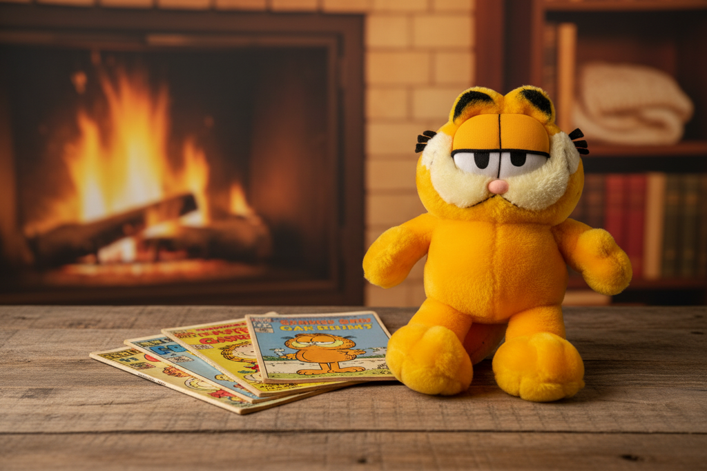 Garfield Plush in Cosy Setting