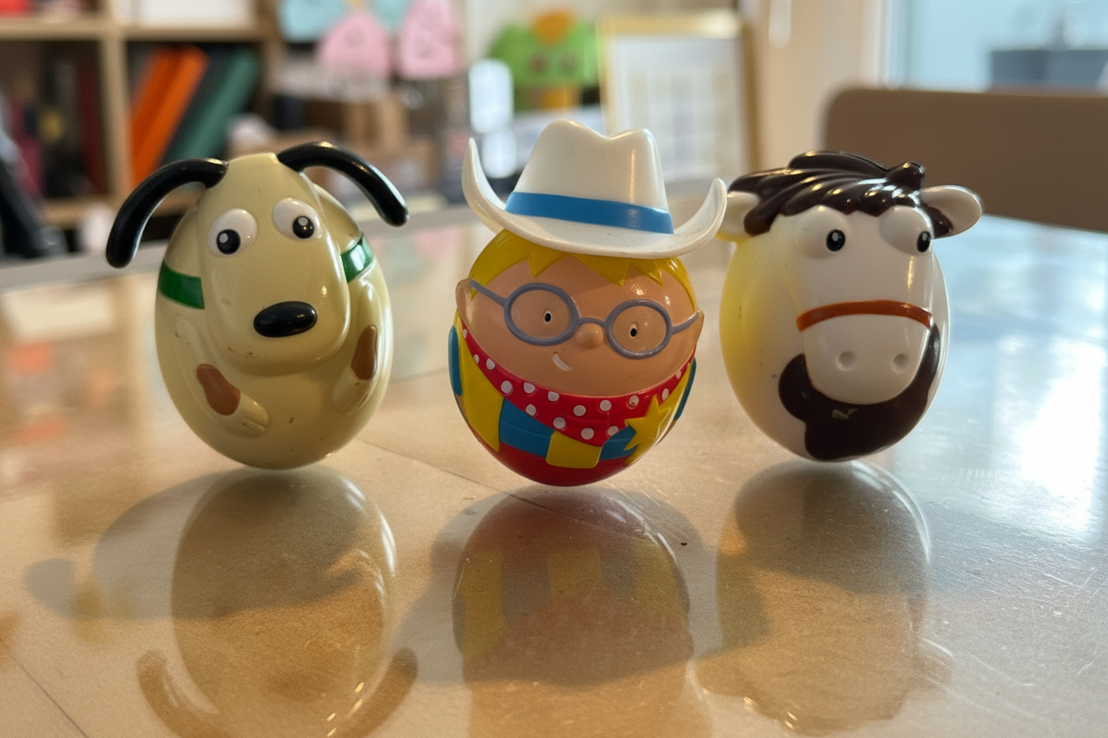 Nestle Weebles set of 3